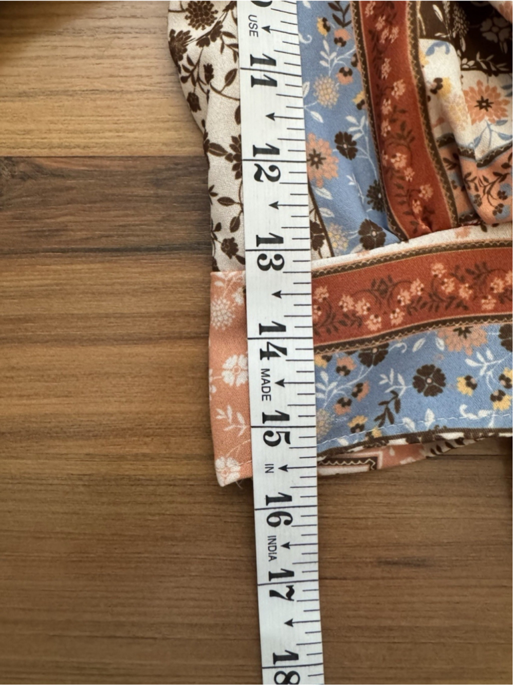 Altar’d State Boho Patchwork Crop Top Prairie Earthy Festival Peasant Size Large - Picture 11 of 11